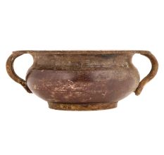 South Indian Brass Urli Bowl With Side Handles