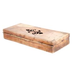 Long Rectangular Vintage Brass Letter Box