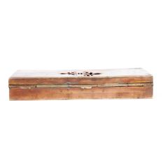 Long Rectangular Vintage Brass Letter Box