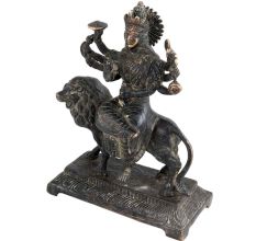 Brass Durga Statue Religious Gift Decoration