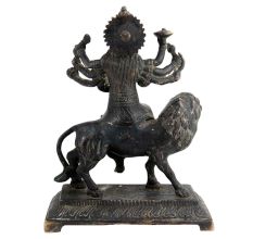 Brass Durga Statue Religious Gift Decoration