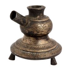 Brass Hand Carved Traditional Hookah Base Three Legs