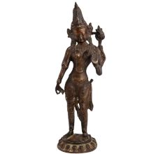 Brass Goddess Tara Buddhist Savior Statue