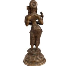 Brass Deep Laxmi Statue For Worship Or Decoration