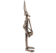 Brass Tribal Dokra Musician Ganesha Statue