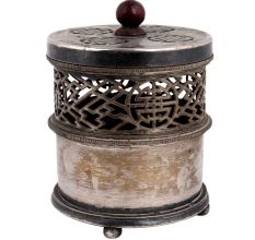 Brass Vintage Incense Holder With Three Legs From Shanghai