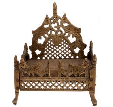 Brass Religious Throne Singhasan For God And Goddess