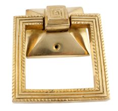 Brass Square Ring Door Pull Modern Hardware
