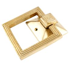 Brass Square Ring Door Pull Modern Hardware