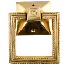 Brass Square Ring Door Pull Modern Hardware