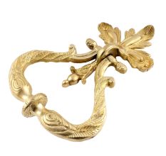 Engraved Drop Ring Drawer Pulls Knob Handle