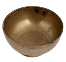 Used Brass Serving Bowl For Decoration