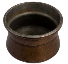 Brass Unusual Round Base Planter