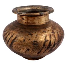 Indian Handmade Brass  Holy Water Pot