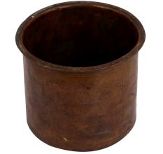 Old Copper Charnamrit Or Holy Water Cup