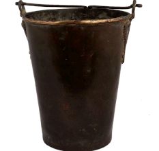 Brass Golden  Water bucket With Swing Handle