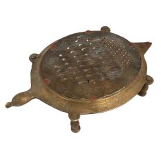 Brass Tortoise Shape Indian Grater