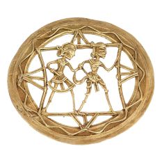 Brass Dhokra Art Hanging Tribal For Home Decoration