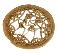 Brass Dhokra Tribal Couple Wall Art Wall Hanging