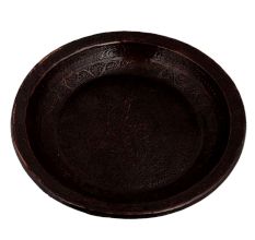 Repousse Copper Plate Kasmiri Design Of Flower And Leaves