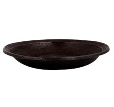 Repousse Copper Plate Kasmiri Design Of Flower And Leaves
