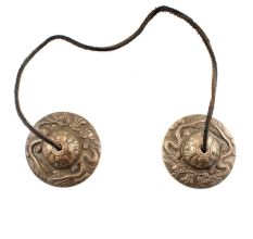 Brass Clash Cymbals or Manjeere Dragon Design