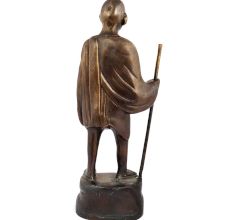 Standing statue of Mohandas Karamchand Gandhi