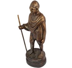 Standing statue of Mohandas Karamchand Gandhi