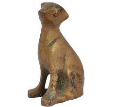 Brass Wild Animal Sitting Statue For Gifting