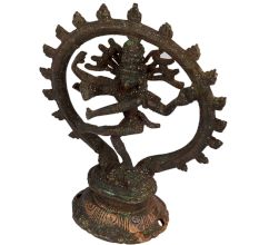 Brass Natraja Statue With Decorative Arch