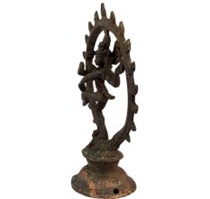 Brass Natraja Statue With Decorative Arch