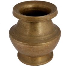 Heavy Brass Simple Holy Water Pot