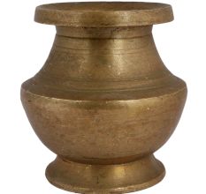 Heavy Brass Simple Holy Water Pot