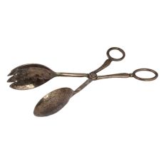 Silver Plated Salad Thongs Popular Dinnerware