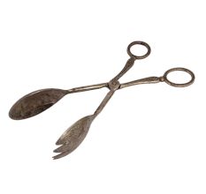Silver Plated Salad Thongs Popular Dinnerware