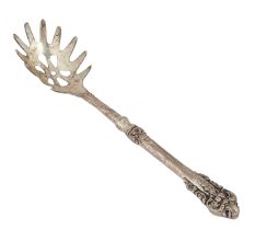 Vintage Silver Plated Salad Serving Spoon