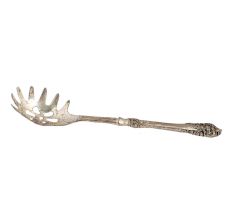 Vintage Silver Plated Salad Serving Spoon