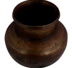 Hindu Broad Brass Water Pot