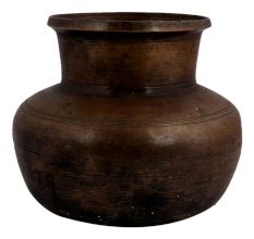 Hindu Broad Brass Water Pot
