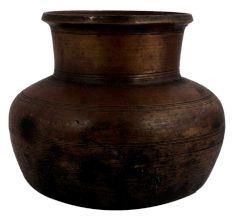 Hindu Broad Brass Water Pot