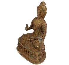 Carved Astmangal Buddhism Brass Buddha Idol