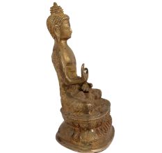 Carved Astmangal Buddhism Brass Buddha Idol