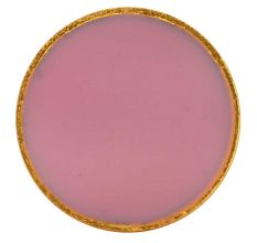 Pink Round Metal and Resin Cabinet Knobs