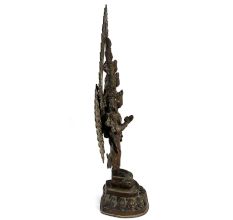Handmade Brass Statue Of Eleven-Headed Avalokiteshvara
