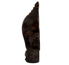 Brass Five Conch Ganesh Ganpati Idol Wall Decoration