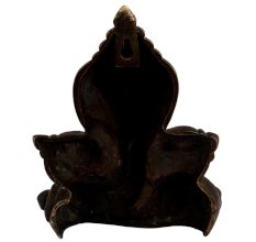 Brass Five Conch Ganesh Ganpati Idol Wall Decoration