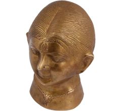 Traditional Lady Face Brass Statue Bust For Decoration