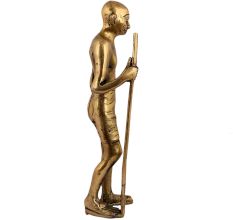 Historical Political Leader Brass Mahatma Gandhi Statue