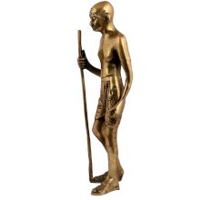 Historical Political Leader Brass Mahatma Gandhi Statue