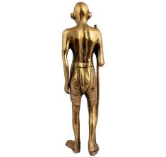 Historical Political Leader Brass Mahatma Gandhi Statue